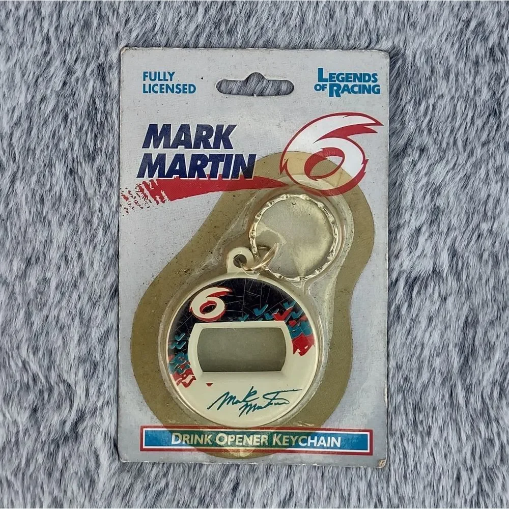 Legends of Racing‎ Mark Martin #6 Drink Opener Keychain